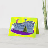 Anhänger-Abfall-Weihnachtskarte Feiertagskarte (Vorderseite)