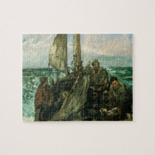 Anhänger des Meeres von Edouard Manet, Vintage Kun Puzzle