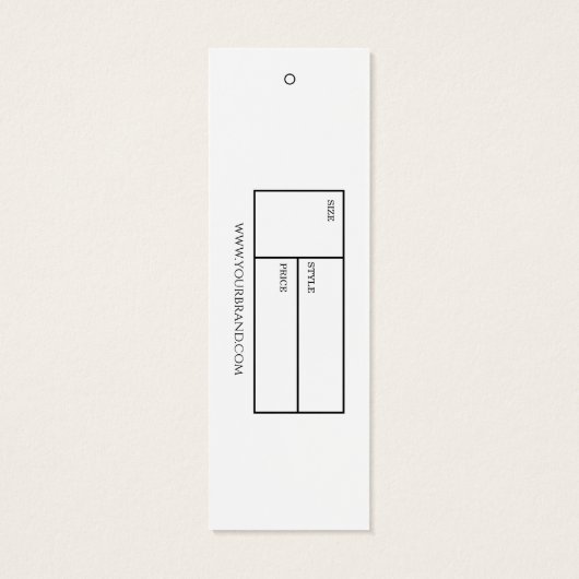 Anhänger für Wasserfarben-Kleidung (Rückseite)