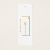 Anhänger für Wasserfarben-Kleidung | Gold (Rückseite)