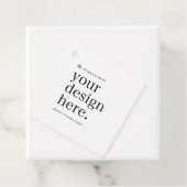 Anhänger | Ihre Design-Upload Favor-Verpackungsanh (Beispiel)