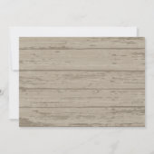 Anhänger Rustikale Holzmason Jar und Leuchten Einladung (Rückseite)