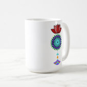 Anhänger spirituell mit Lotusblüte Kaffeetasse (VorderseiteRechts)
