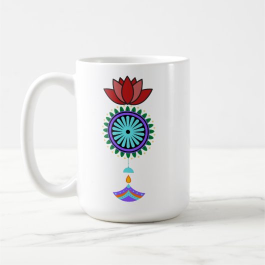 Anhänger spirituell mit Lotusblüte Kaffeetasse (Links)