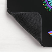 Anhänger spirituell mit Lotusblüte Mousepad (Ecke)
