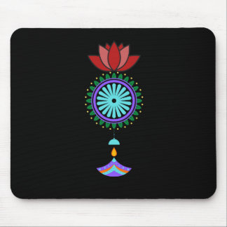Anhänger spirituell mit Lotusblüte Mousepad