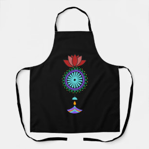 Anhänger spirituell mit Lotusblüte Schürze
