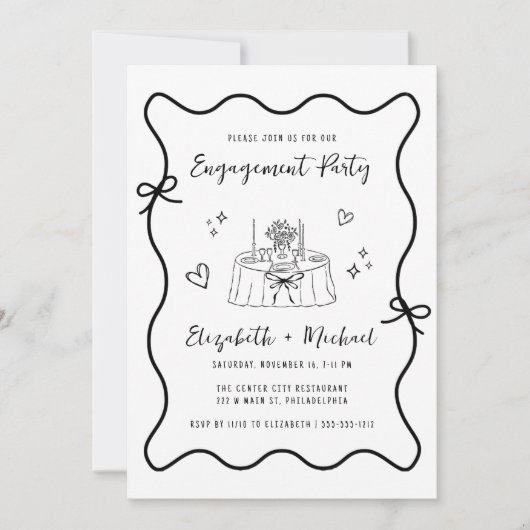 Anhängerin der Hand Einladung (Vorderseite)