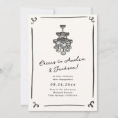 Anhängerin der Hand Einladung (Vorderseite)