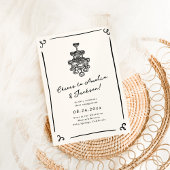 Anhängerin der Hand Einladung