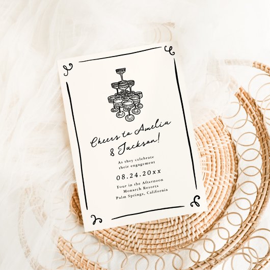 Anhängerin der Hand Einladung