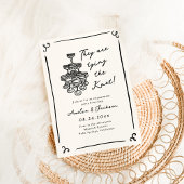 Anhängerin der Hand Einladung