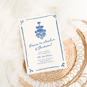 Anhängerin der Hand Einladung