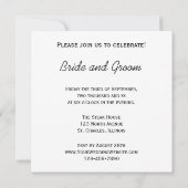 Anhängerin von Gelben Sonnenblumen Einladung (Rückseite)