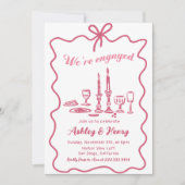 Anhängerin von Hand gezeichneter Würfel Einladung (Vorderseite)