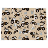 Anhängevorrichtung für LKW-Muster Große Geschenktüte (Rückseite)