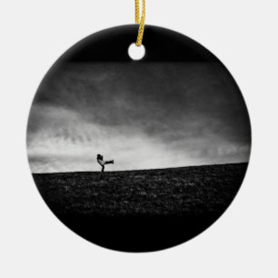 Anhängsel auf dem Hügel Keramikornament