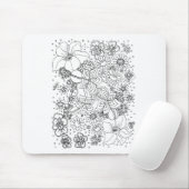 Anhäufung der Blumen Mousepad (Mit Mouse)