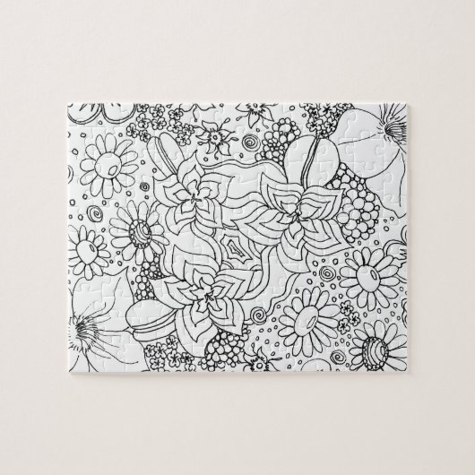 Anhäufung der Blumen Puzzle (Horizontal)