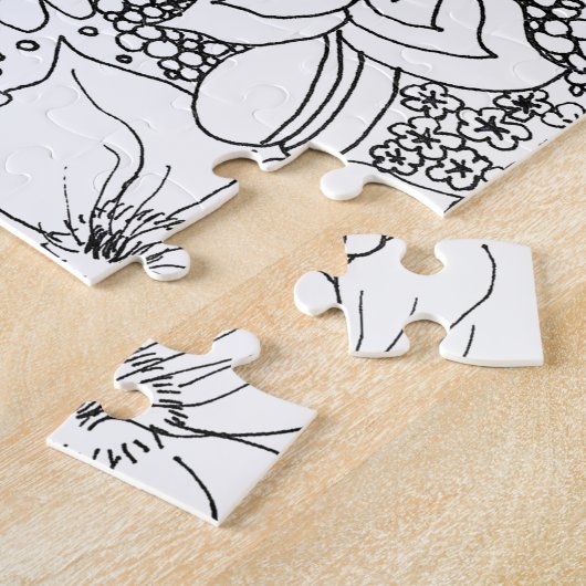 Anhäufung der Blumen Puzzle (Seite)