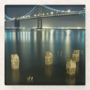 Anhäufungen entlang dem Embarcadero, San Francisc Glasuntersetzer