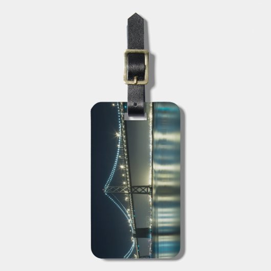 Anhäufungen entlang dem Embarcadero, San Francisco Gepäckanhänger (Vorderseite vertikal)