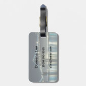 Anhäufungen entlang dem Embarcadero, San Francisco Gepäckanhänger (Rückseite vertikal)