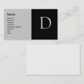 Anheben der "D"-Visitenkarte Visitenkarte (Vorne/Hinten)