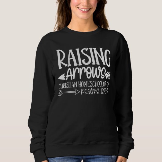 Anheben der Pfeile Christliche Homeschool Co Op Sweatshirt (Vorderseite)