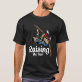 Anheben des Bar Pole Vault Jumper-Kostümpols Va T-Shirt (Vorderseite)