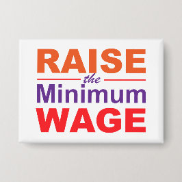 Anheben des Mindestlohns Button