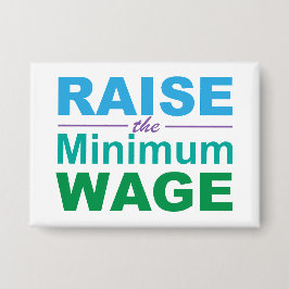 Anheben des Mindestlohns Button