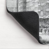 Anheben eines Blockes der Gebäude in Chicago Mousepad (Ecke)