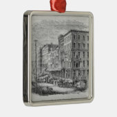 Anheben eines Blockes der Gebäude in Chicago Ornament Aus Metall (Rechts)