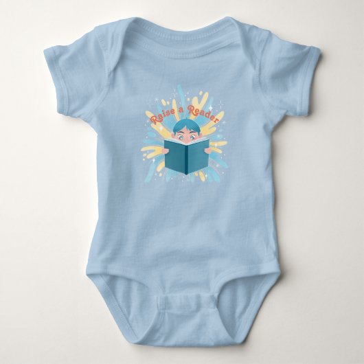 Anheben eines Reader Baby Bodysuit Strampler (Vorderseite)