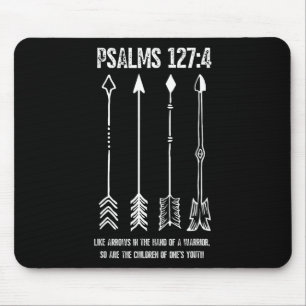 Anheben von Pfeilen Psalm 127;4 Muttertag Christli Mousepad