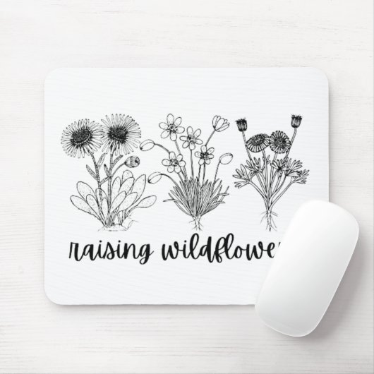 Anheben wild lebender Blume Mousepad (Mit Mouse)