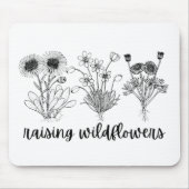 Anheben wild lebender Blume Mousepad (Vorne)