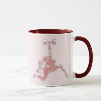 Anhebende Dame Tasse