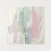 Anhebender Nebel | in den weichen Pastellen Wandteppich (Vorderseite)