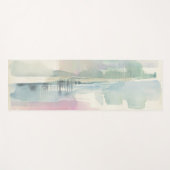 Anhebender Nebel | in den weichen Pastellen Yogamatte (Vorderseite (Horizontal))