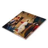 Anhebung von Lazarus, Carl Bloch, Fliese (Seite)