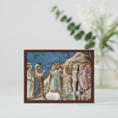 Anhebung von Lazarus durch Giotto di Bondone Postkarte (Stehend Vorderseite)