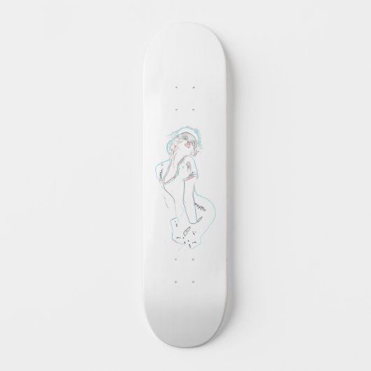 Anheften Skateboard (Vorderseite)