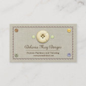 Anheften und Tasten für Seamstress Visitenkarte (Vorderseite)