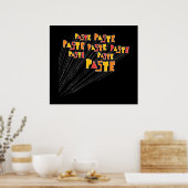 Anheften von Hand-Logo-Array-Plakatwerbung Poster (Küche)