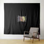 Anheften von Hermit-Tarot-Kartenquilz Wandteppich (Beispiel (Horizontal))