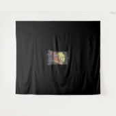 Anheften von Hermit-Tarot-Kartenquilz Wandteppich (Vorderseite (Horizontal))