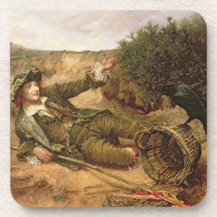 Anheim gefallen  der Missachtung, 1886 (Öl auf Untersetzer