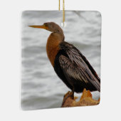 Anhinga auf der Lauer Keramikornament (Rechts)